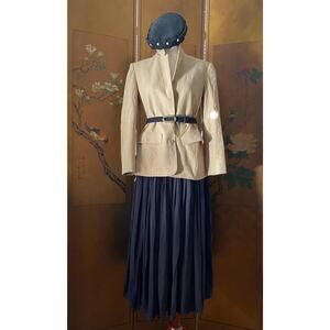 Vintage virgin wool jacket in beige by Pendleton, size M